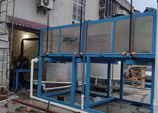 10 tons of direct cooling block ice machine in Hubei